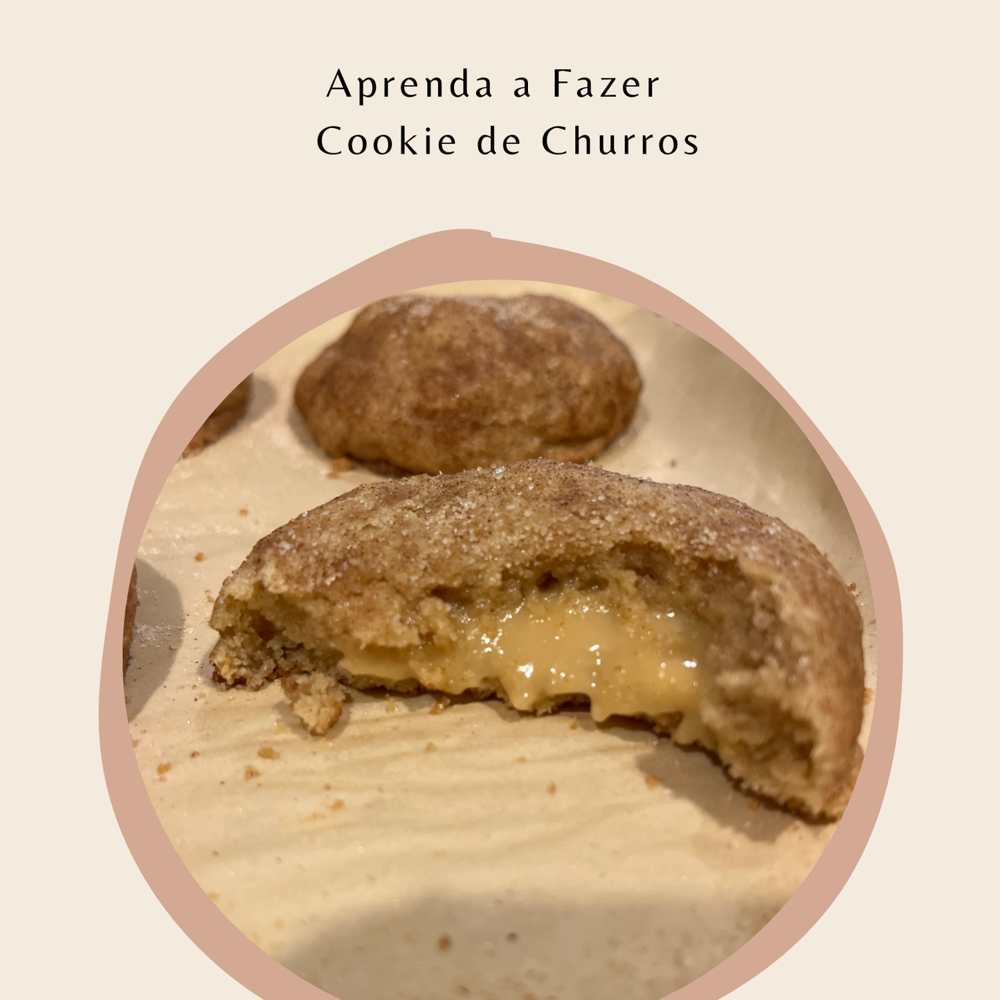 Cookie de Churros - Receita