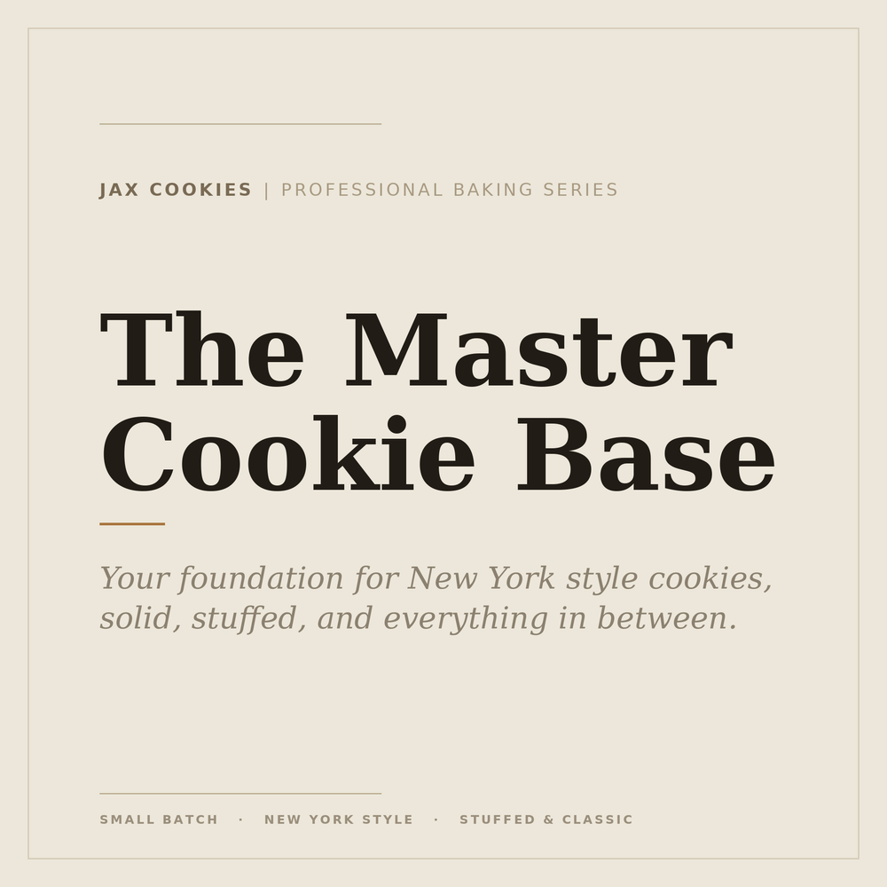 The Master Cookie Base-Recipe